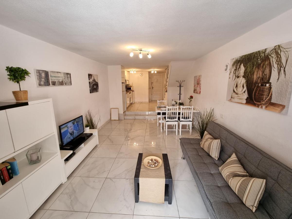 Duplex Apartment Vistamar, Sea-View, Heated Pool In Parque Santiago 2, Wifi Playa de las Americas  Exteriör bild