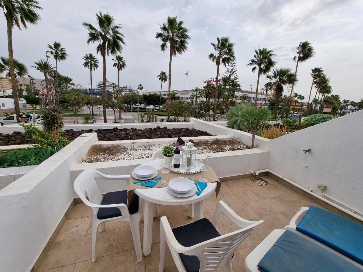 Duplex Apartment Vistamar, Sea-View, Heated Pool In Parque Santiago 2, Wifi Playa de las Americas  Exteriör bild