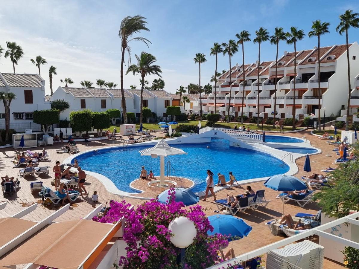 Duplex Apartment Vistamar, Sea-View, Heated Pool In Parque Santiago 2, Wifi Playa de las Americas  Exteriör bild